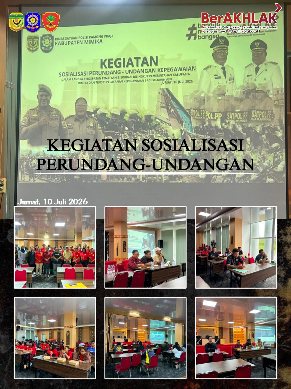 SOSIALISASI PERUNDANG - UNDANGAN